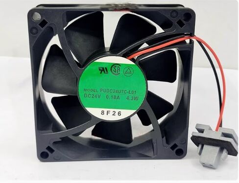 PUDC24U7C-L01 DC 24V 0.18A 4.3W 80x80x25mm 2-Wire Inverter Cooling Fan in Saudi Arabia