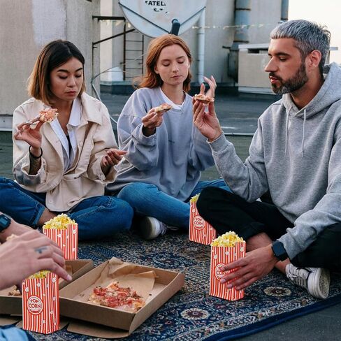 600 Pcs Popcorn Bags Individual Servings Small 1 oz Pop Corn Bags Bulk, Popcorn Machine Supplies for Party, Movie Nights, Concessions in Kuwait