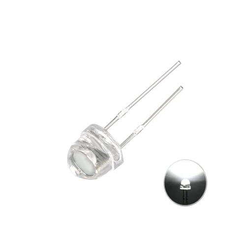 100PCS 5MM Straw Hat LED F5 Bright Lamp Ight Emitting Diodes Kit DIY(100PCS-Yellow) in Saudi Arabia