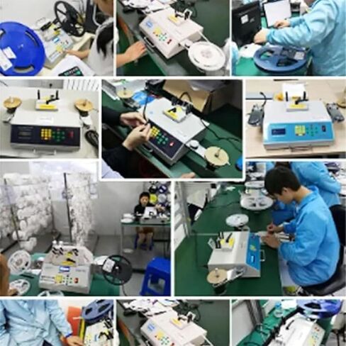 عداد المكونات، آلة عد مكونات الأجزاء SMT SMD الأوتوماتيكية، شاشة LCD لعداد أجزاء بكرة 30 وات مع كشف التسرب مناسب لأي حجم من عجلة الحزام in Kuwait