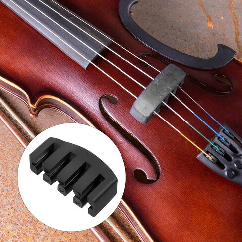 2 Pcs Rubber Cello Mute Cello Practice Cello Mute Celloes Accessories for Practice and Performance, Black in Saudi Arabia