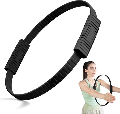 Pilates Kit, Pilates Ring and Ball Set with 5-Level Resistance Bands for Core Strength, Stretching, Toning & Full Body Home Workout Pilates Equipment in Saudi Arabia