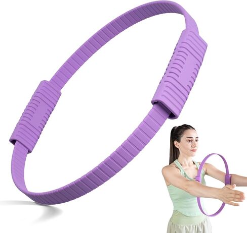 Pilates Kit, Pilates Ring and Ball Set with 5-Level Resistance Bands for Core Strength, Stretching, Toning & Full Body Home Workout Pilates Equipment in Saudi Arabia