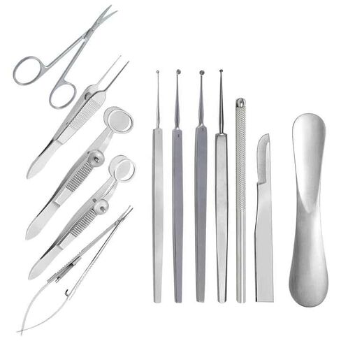 13-Piece Micro Surgical Instrument Set – Ophthalmic Procedures and Precision Eye Care Kit in Saudi Arabia