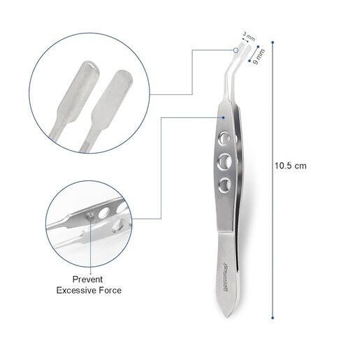 Stellmacher Meibomian Gland Expressor Forceps Kit, 7-Piece Ophthalmic Stainless Steel Surgical Instrument Set with Autoclavable Tray (7 Pcs) in Kuwait