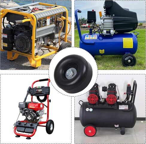 Heavy Duty Rubber Anti Vibration Feet Pads 2 Pack, Anti Vibration Mounts Replacement Rubber Bumpers 1 x 2.5 in, Compatible with Generator Rubber Feet, Pressure Washer Pads, Air Compressor Foot Pads in Kuwait