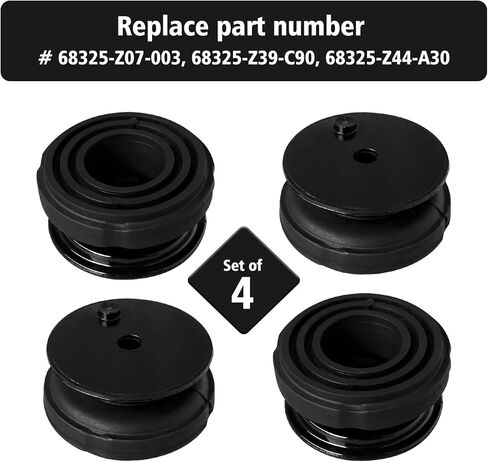 Rubber Foot Pads Fit for Hon da Generator - Lower Rubber Vibration Foot Pads Fit for Hon da EU2000i EB2000i Generator, Replace 68325-Z07-003, Set of 4 in Kuwait