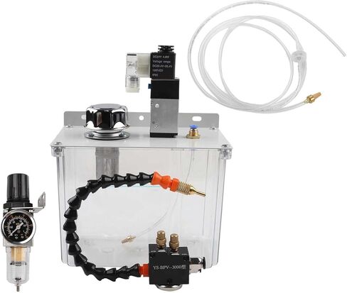 3L CNC Machine Tool Cooling Lubrication Sprayer, with Coolant Pump Oil Mist Magnetic Base Flexible Shaft for Water Diesel Kerosene Cutting Fluids in Saudi Arabia