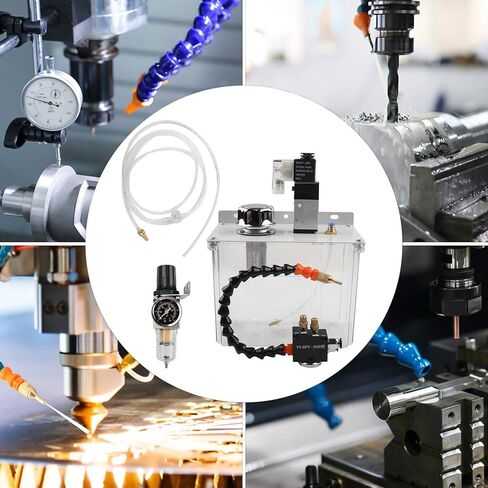 3L CNC Machine Tool Cooling Lubrication Sprayer, with Coolant Pump Oil Mist Magnetic Base Flexible Shaft for Water Diesel Kerosene Cutting Fluids in Saudi Arabia