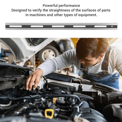 24 Inch Machinist Precision Steel Straight Edge Tool, Metal Straight Edge for Cylinder Head and Engine Block Flatness Inspection, Precision Ground Edge with Blow Molded Case in Kuwait