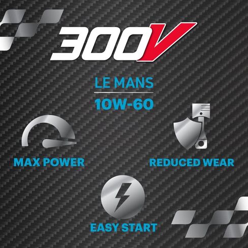 MOTUL 110865 300V 10W-60 LE MANS Car Racing Motor Oil Full Synthetic Engine Lubricant 5 Liter High Performance 4-Stroke Ester Core in Saudi Arabia