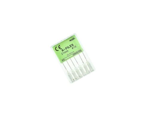 Mani MKF2115 K-Flex Endodontic Files 21mm #15 6/Bx in Kuwait