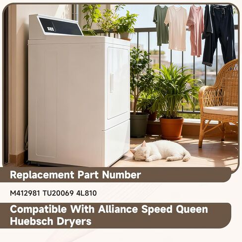 حزام مجفف على شكل حرف V متوافق مع مجففات Alliance Speed ​​Queen Huebsch استبدال #: M412981 TU20069 4L810 in Kuwait