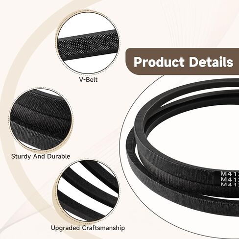 حزام مجفف على شكل حرف V متوافق مع مجففات Alliance Speed ​​Queen Huebsch استبدال #: M412981 TU20069 4L810 in Kuwait