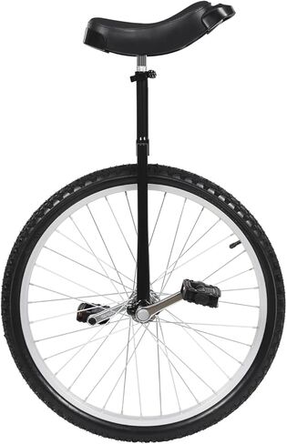 دراجة أحادية للبالغين، عجلة أحادية العجلة مقاس 24 بوصة مع إطار فولاذي بارتفاع قابل للتعديل وإطار مانع للتسرب، سعة 154 رطلًا لممارسة الرياضة واللياقة البدنية في الهواء الطلق in Kuwait