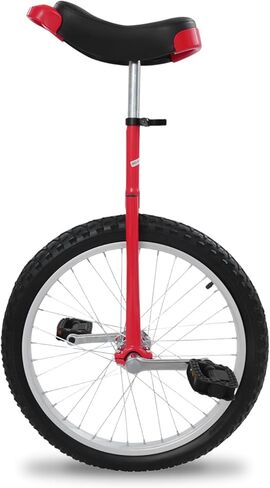 20 Inch Wheeled Outdoor Unicycle for Adults, Adjustable Height Aluminum Frame Balance Unicycle with Anti-Slip Tire & Shock-Absorbing Fork, Fitness Unicycle for Exercise & Outdoor Sports in Saudi Arabia