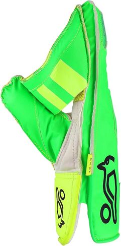 Kookaburra Childrens/Kids LC 3.0 Wicket Keeper Gloves (6.5in - 7.28in) (Green/Yellow) in Saudi Arabia