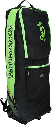Kookaburra wd5000 Wheelie Duffle Cricket Bag - Black/Neon Green in Kuwait