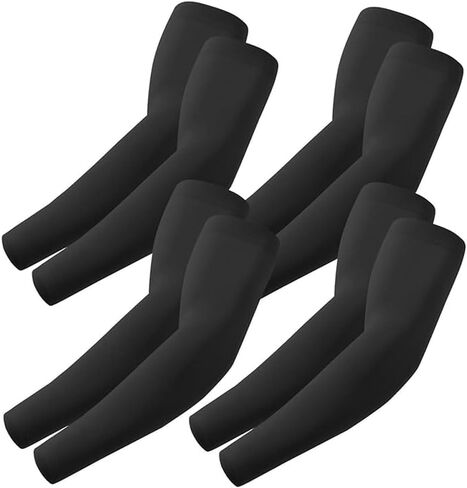 Premium Arm Sleeves Set – 4 Pairs Unisex Sports Compression Arm Guards for Men and Women in Saudi Arabia