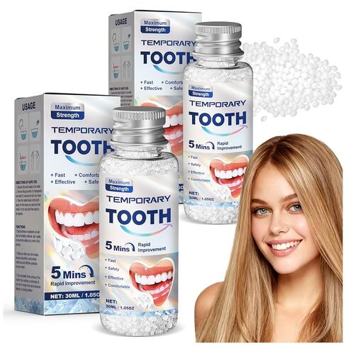Tooth Repair Kit, Moldable Tooth Filling Repair Kit with 4 Dental Tool, Dental Care Kit Fixing The Missing and Broken Replacements, DIY Natural Filling Fake Teeth,Smile Confidently Again-A2 in Kuwait
