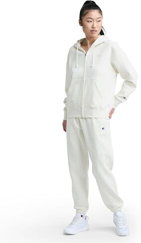 Champion Women's Full Zip Fleece Hoodie, Loose Fit, Midweight, C Logo, Available in Regular and Plus in Saudi Arabia