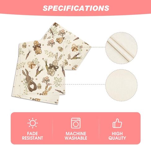 Artoid Mode Bunny Rabbit Eucalyptus Eggs Carrots Easter Table Runner, Seasonal Spring Kitchen Dining Table Decoration for Home Party Decor 13x72 Inch in Saudi Arabia