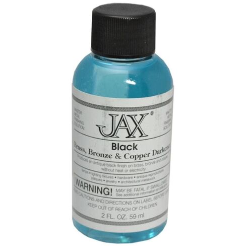 JAX Black Darkener - Metal Finishing Solution - Antique Finish Without Heat or Electricity - Pint in Saudi Arabia