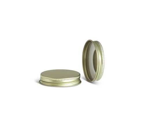North Mountain Supply 48mm-400 Gold Metal Screw Caps with Plastisol Liner – Pack of 12 – Made in USA in Kuwait