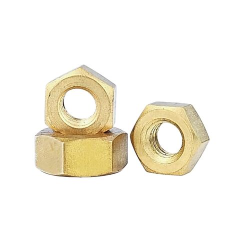 1Pc-100Pc Brass Hex Nut Copper Nut M1-M24 Full Specification Conductive Accessory Suitable for Electronic Equipment Pipeline Connection(M5 (50pc)) in Kuwait