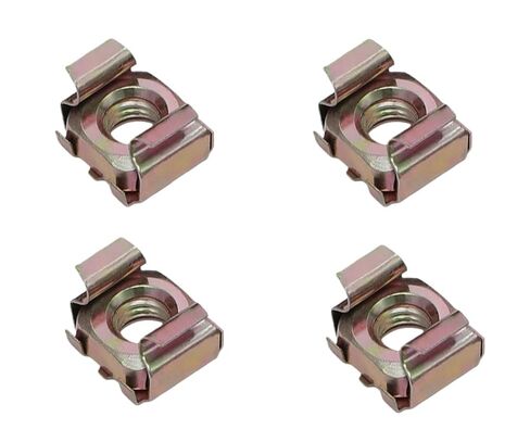20PCS 304 Stainless Steel/Carbon Steel Cage Nut Server Cabinet Specific Floating Clip Nuts M4 M5 M6 M8 M10 Square Nuts Rack Installation Universal Fastener Accessories(304SS,M10) in Saudi Arabia