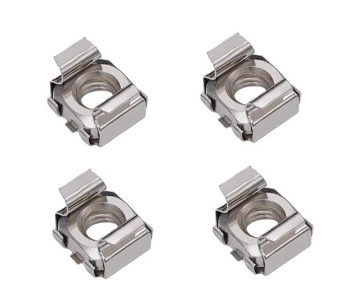 20PCS 304 Stainless Steel/Carbon Steel Cage Nut Server Cabinet Specific Floating Clip Nuts M4 M5 M6 M8 M10 Square Nuts Rack Installation Universal Fastener Accessories(304SS,M10) in Saudi Arabia