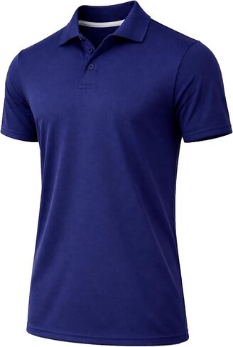 Galaxy by Harvic Men Men's Tagisture Wicking Polo Shirt (S-3XL) in Saudi Arabia