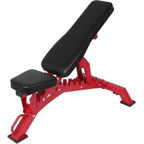 Weight Bench Adjustable Workout Bench for Home Gym Strength Training (Red) in Kuwait