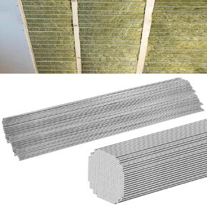 160 PCS Insulation Support Wire 16 Inch 1095 High Carbon Steel Metal Wire 2mm Sturdy Metal Insulated Supports Rods for Attic Flooring Ceiling and Wall Insulation in Kuwait