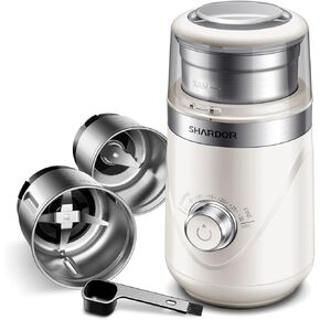 SHARDOR Upgraded Adjustable Coffee Grinder Electric, Herb/Spice, Espresso with 1 Removable Stainless Steel Bowl, Black, Upgraded Version 3.0 in Kuwait