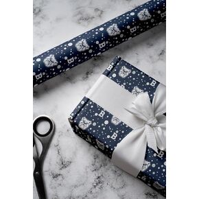 ONDEMAND FAN NCAA Wrapping Paper with Sideline Snowfall design (Butler Bulldogs,Wrapping Paper 30" x40') in Kuwait