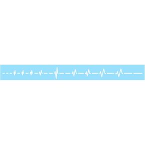 ملصق EKG مرصع حتى 24 فريت - أبيض in Kuwait