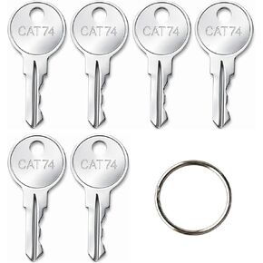 (6 عبوات) مفاتيح موزع CAT74 33043 لموزعات ورق التواليت والمناشف التجارية من Bobrick مع حلقات مفاتيح in Kuwait
