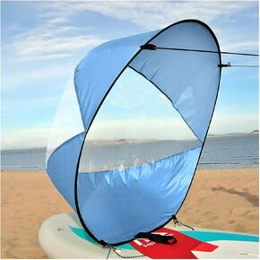 Kayak Wind Sail 42" SUP Wind Sail & Paddle for Surfboards & Kayaks Complete Water Sports Accessory Kit for Boats & Surfing in Kuwait