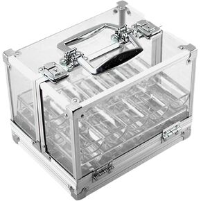 علبة رقائق الأكريليك حاملة الرقائق تحمل 600 شريحة مقاومة للغبار فاخرة متعددة الوظائف in Kuwait