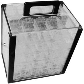 Chip Carrier Display Acrylic Chip Case for Parties Gaming Accessories Family in Kuwait