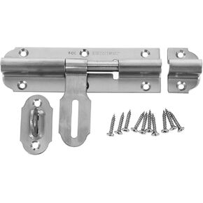 Sliding Door Lock,1pcs Left and Right Set Window Latch with for Security Applications Cabinets(Silver Right,6in) in Kuwait