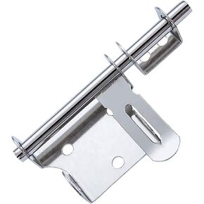 Sliding Door Lock, Solid Cast Stainless Steel,Slide with Padlock Hole,Easy to Install,Brushed Finish Bolt Latch(S) in Kuwait