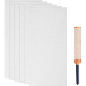 6 Pack Cricket Bat Protection Sheet, Transparent High Viscosity Fiberglass Cricket Bat Tape, Anti Scuff Sheet Tape Clear Face Cover for Cricket Bat Care in Kuwait