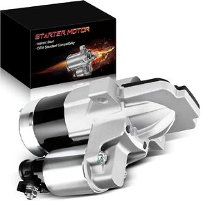 Starter Motor Compatible for:-Mazda 3 i 2.0L L4 Gas 2004 2005 2006 2007 2008 2009 04 05 06 07 08 09, 1.0KW 12V 11-Teeth Clockwise, Upgraded New Replace# M00T90981 L813-18-400 17909N L81318400 in Kuwait