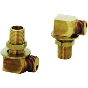 لحلمة T & S 1/2 بوصة Npt، صامولة القفل والغسالة، مجموعة كوع قصير 1/2 بوصة Npt أنثى X ذكر B-0230-K in Kuwait