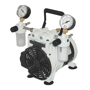 مضخة الخدمة القياسية Welch Vacuum 2546B-01، رأس واحد، 46 دورة في الدقيقة، 60 عربة، 115 فولت in Kuwait