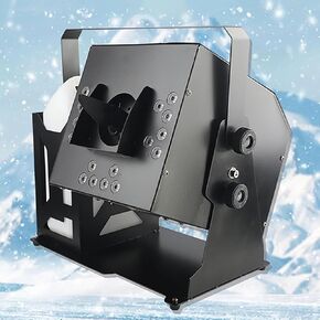 Portable Snow Machine, Artificial Fake Snow Machine, 50㎡ Cover Range and 10 M Spray Distance, Spray Angle Adjustable, for Stage Effect, Festival, Wedding in Kuwait