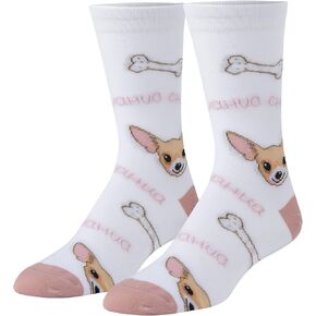 Crazy Socks-Cute Animal Print Crew Socks-Size Medium for Men, Women & Kids-Funny, Colorful Zoo & Farm Novelty Gift in Saudi Arabia