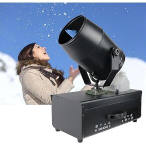 Snow Machine, Professional Shaking Head Snowflake Machine, 180° Moving Head,Snow Making Machine for Stage Wedding Holidays Parties in Kuwait